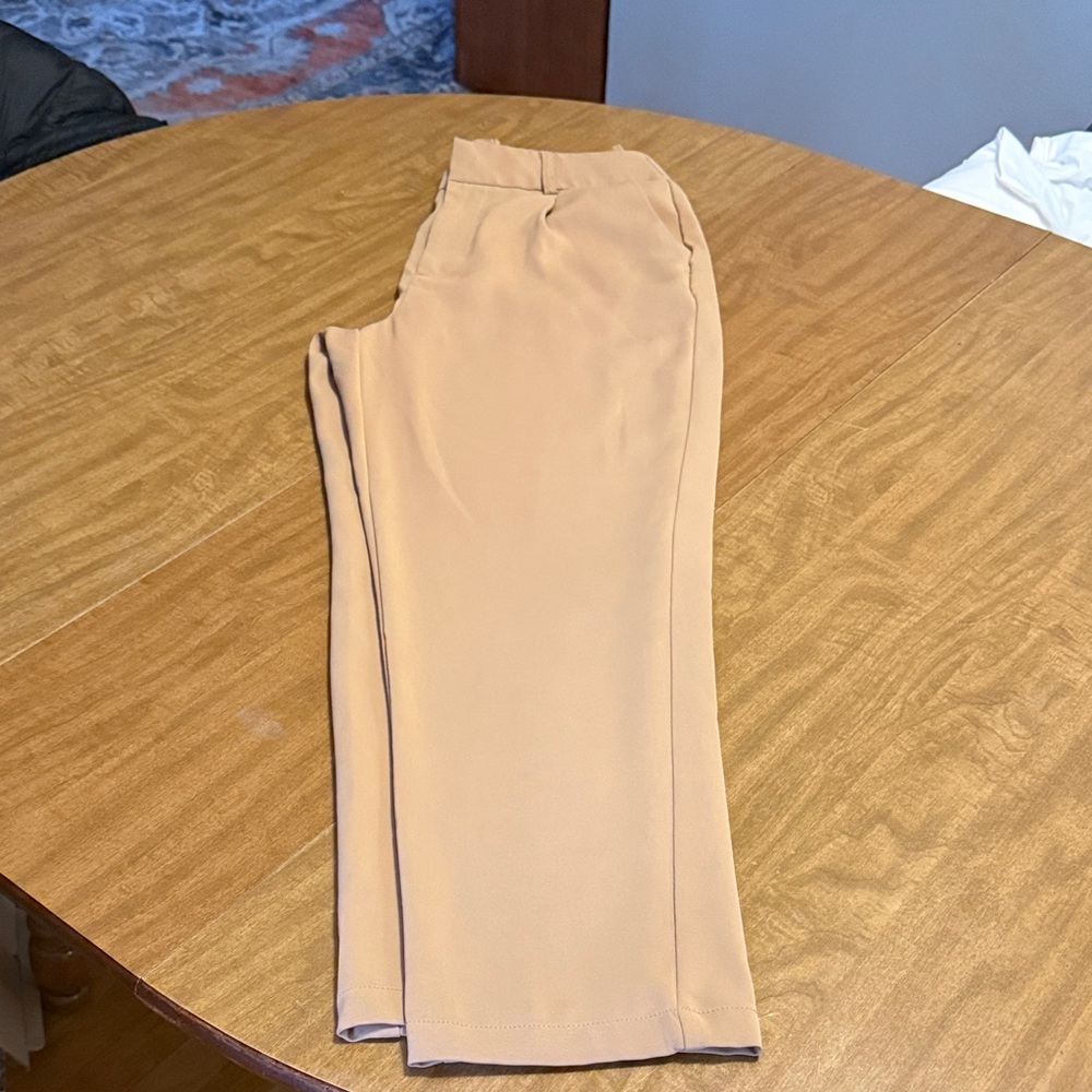 HALARA Women's Light Brown Straight Leg Pants